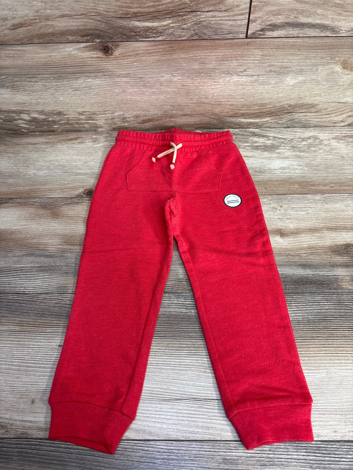 NEW Okie Dokie Red Kangaroo Pocket Drawstring Joggers sz 3T