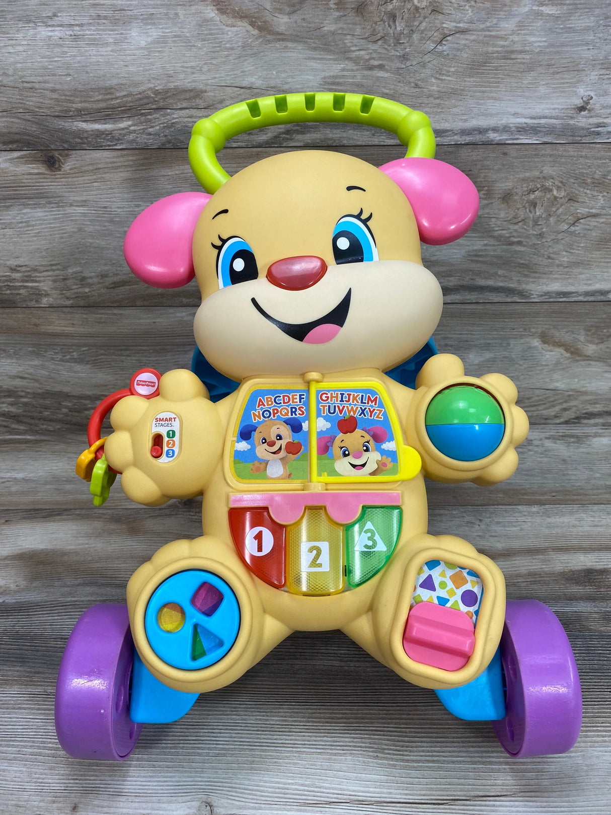 Fisher Price Laugh and Learn Smart Stages Learn With Puppy Walker Pink