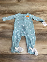 NEW Just One You Bunny Print Sleeper Blue sz 6m