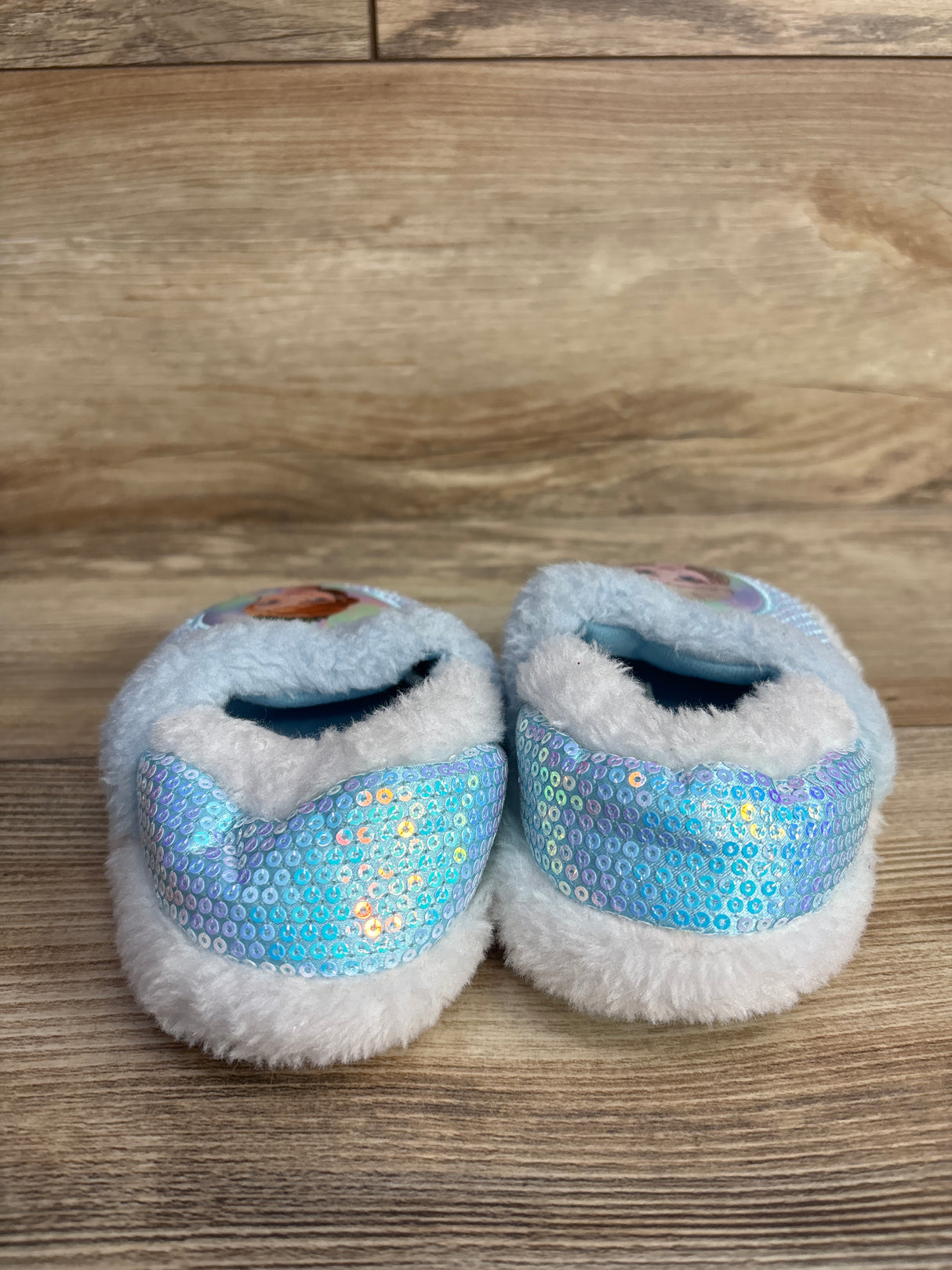 Disney Frozen Sequin Slippers sz 7/8c