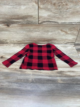 Old Navy Buffalo Check Thermal Shirt Red sz 18-24m