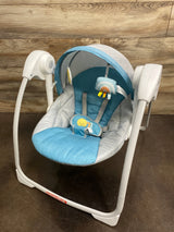 Ingenuity Sun Valley Canopy Portable Swing in Teal