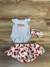 Baby Essentials 3pc Daddy's Sweetheart Bodysuit Set Light Blue sz 3m