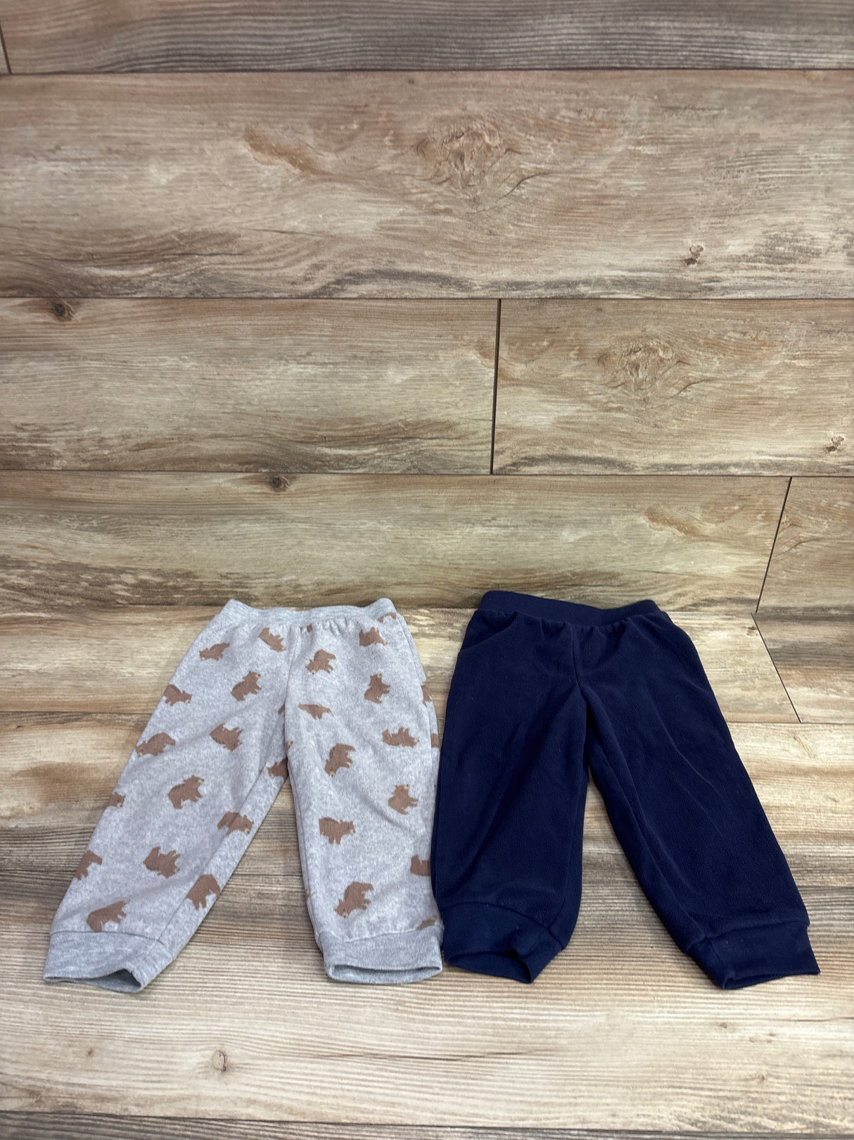 Simple Joys 2pk Fleece Joggers Navy/Grey sz 24m