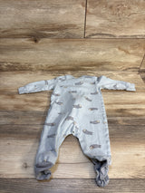 Carter's Otter Print Sleeper Grey sz 6m
