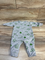 Carter's St Patrick's Day Coverall Grey sz 6m