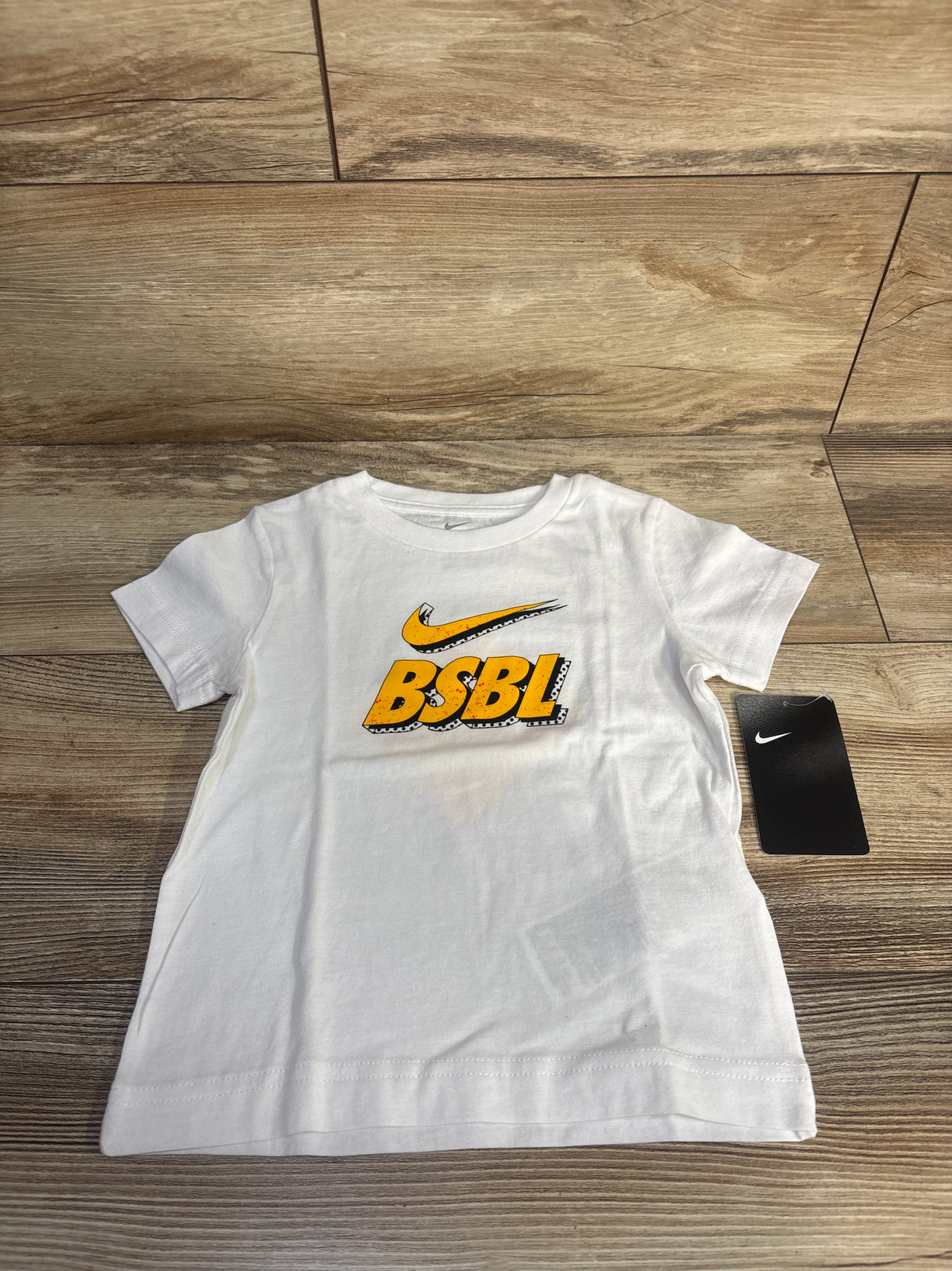 NEW Nike BSBL Shirt White sz 2T