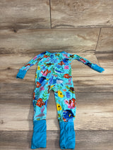 Little Sleepies x Disney Nemo's Reef Zippy Aqua sz 6-12m