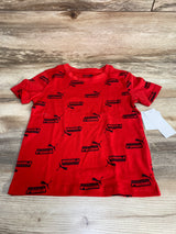 NEW Puma Logo Shirt Red sz 5T