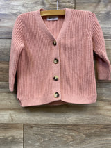 H&M Oversized Cardigan Light Dusty Pink sz 2T