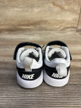 Nike Court Borough Low Recraft TD 'Black White' Sneakers sz 2c