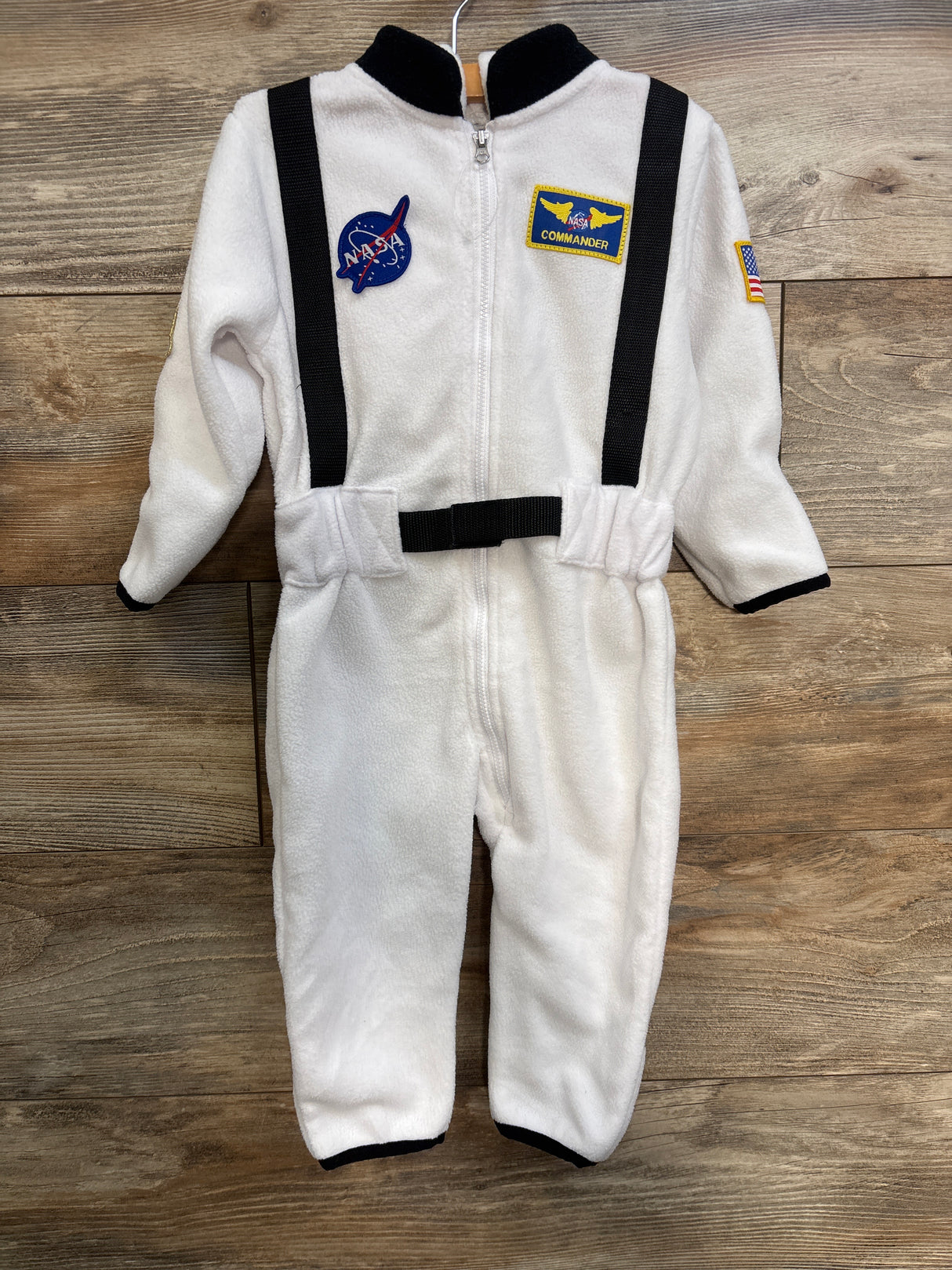 Cuddle Club NASA Astronaut Fleece Bunting Costume White sz 12-18m