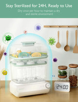 NEW Momcozy 3-Layers Large Capacity Bottle Sterilizer and Dryer