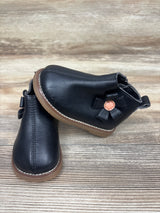 Floral Applique Ankle Boots Black sz 5.5c