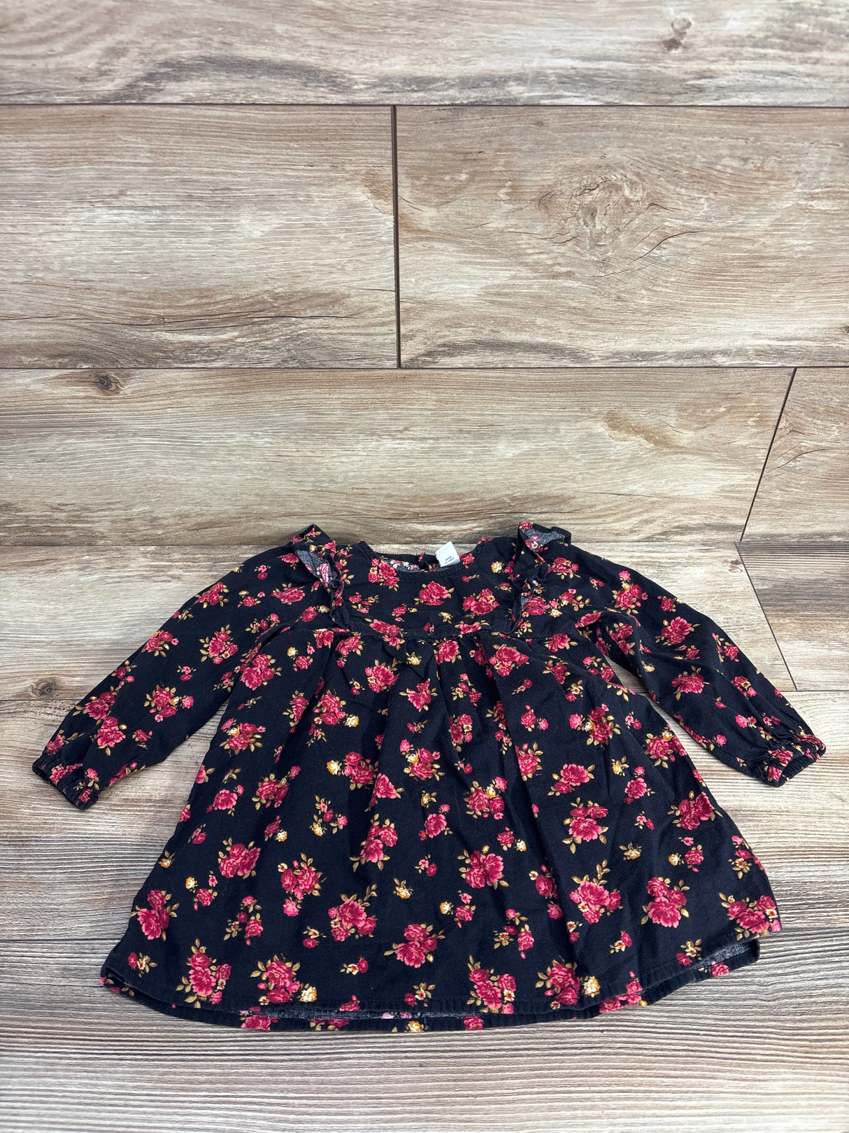 Old Navy Rose Blouse Black sz 18-24m