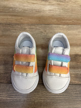 NEW Vans Old Skool V 'Rainbow True White' Sneakers sz 5c