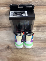 NEW Air Jordan 1 Crib Bootie 'Multi-Color' Sneakers sz 2c