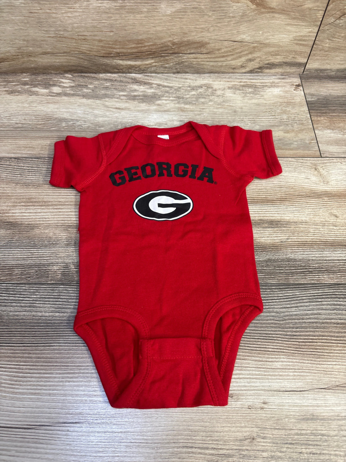 Rabbit Skins Georgia Bulldogs Bodysuit Red sz 6m