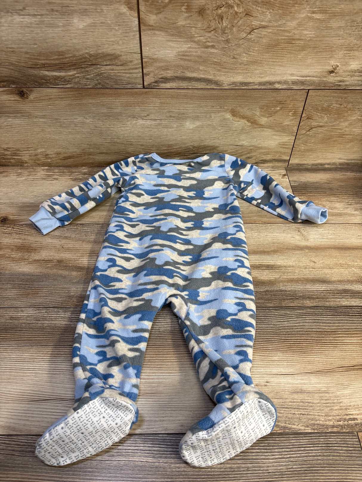 Kids Headquarters Blanket Sleeper Blue Camo sz 12m