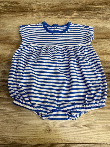 Primary Striped Shortie Romper Blue sz 12-18m - Me n Mommy To Be