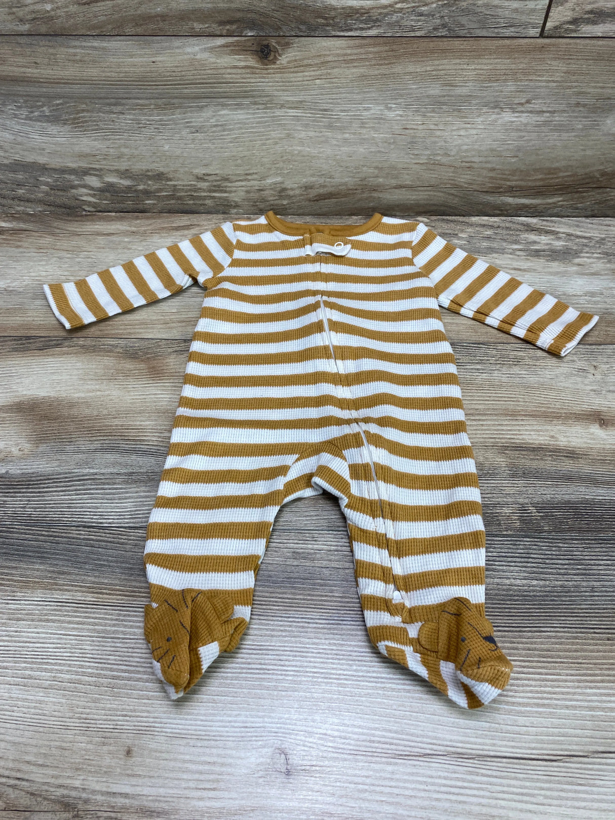 Just One You Striped Sleeper Brown sz 3m