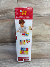 Babe Rock Palette of Pegs 33pc Wooden Stacking Rings