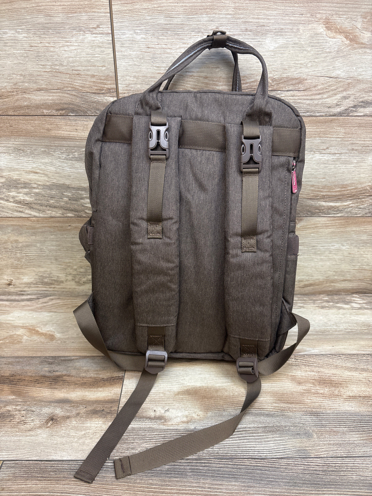 Dikaslon Diaper Bag Backpack with Portable Changing Pad - Brown