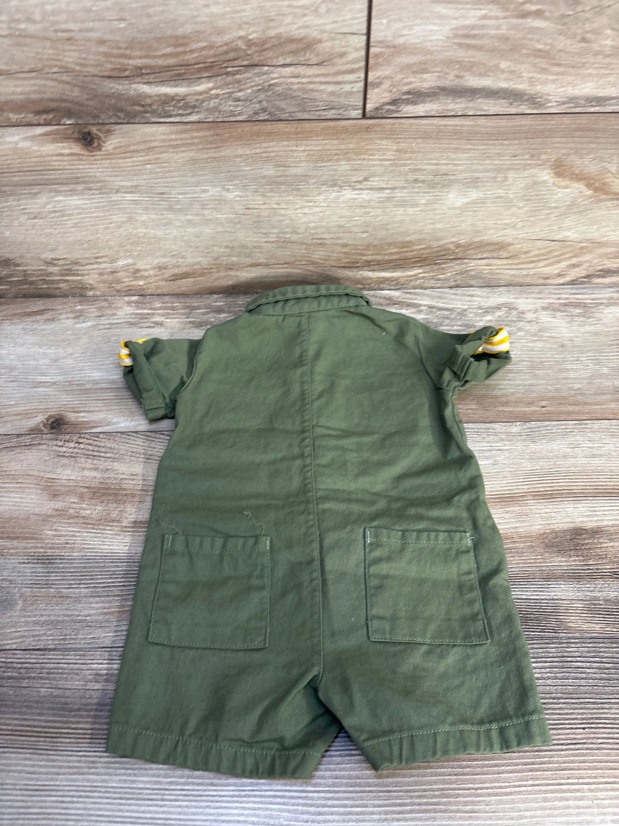 Mario Lopez Polo Romper Green sz 6m