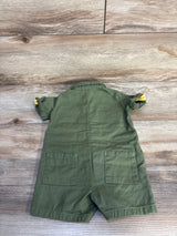 Mario Lopez Polo Romper Green sz 6m