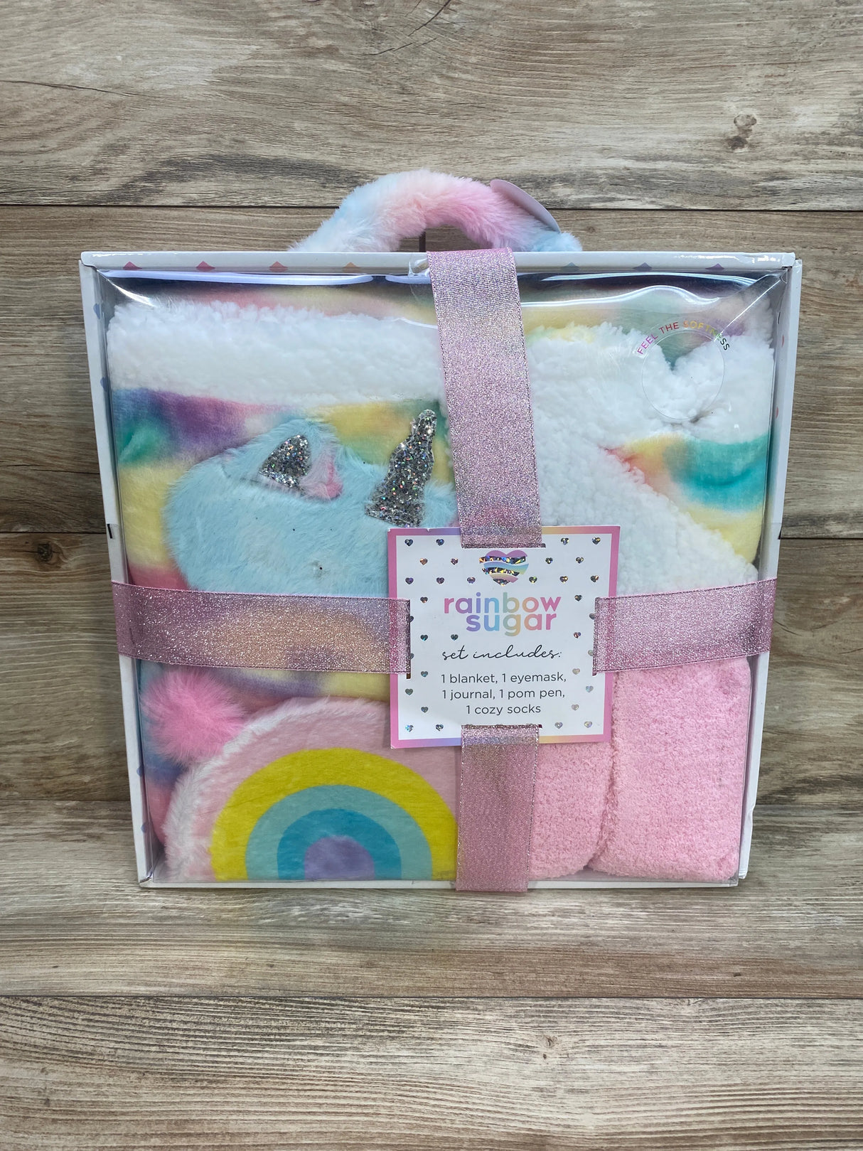 NEW Rainbow Sugar 5pc Blanket Set