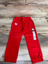 NEW Okie Dokie Cyber Red Drawstring Joggers sz 4T