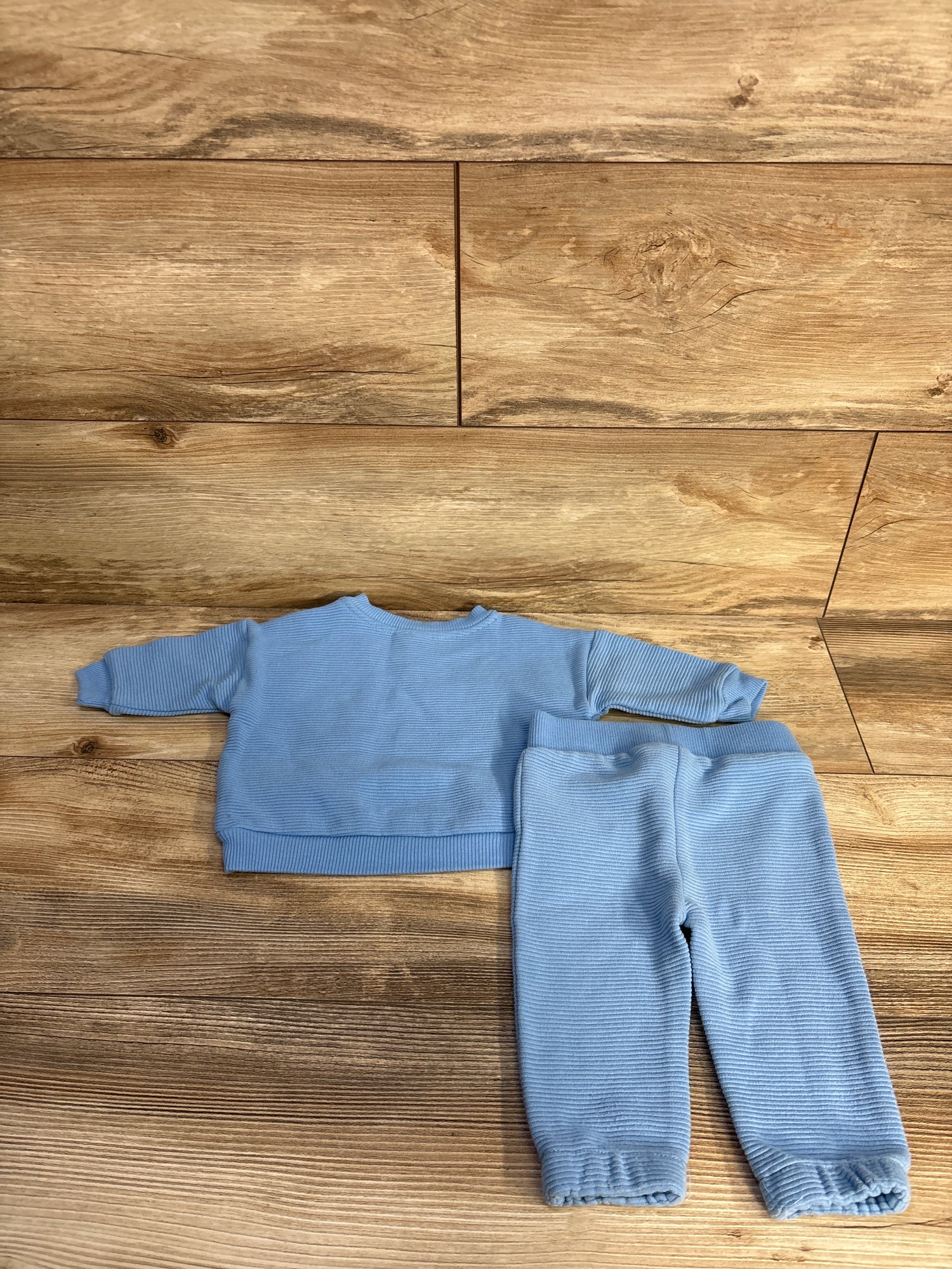 Bluey 2pc Ribbed Sweatshirt & Pants Set Blue sz 0/3m