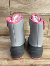 NWOT Cat & Jack Lenny Winter Snow Boots Grey sz 9c