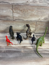 6pk Assorted Dinosaur Figures