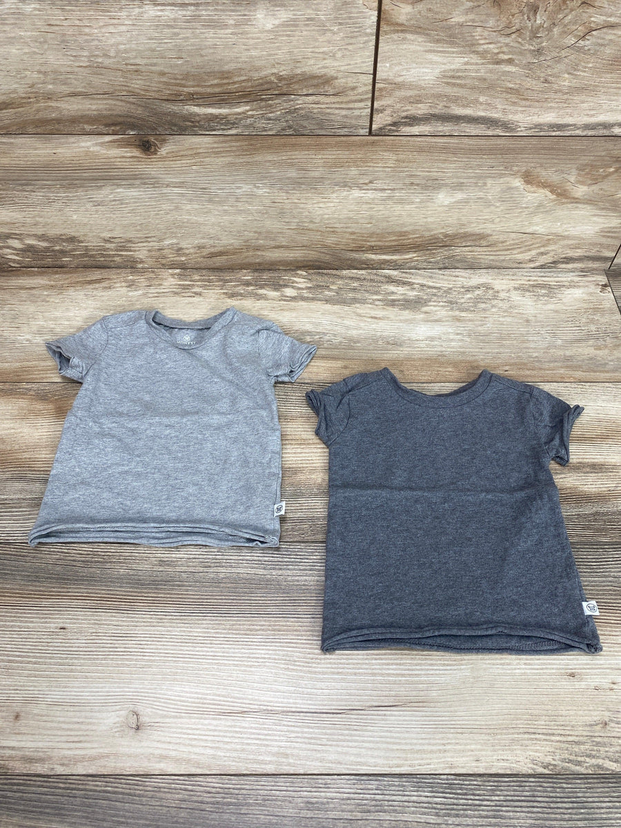 Honest Baby Organic Grey 2Pk Solid Shirts sz 3-6m - Me 'n Mommy To Be