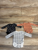 Cloud Island 3pk Bodysuit Terracotta sz 0-3m
