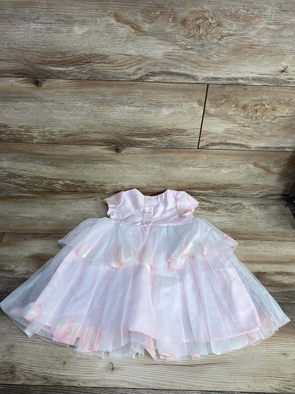 Pippa & Julie by Marmellata Tiered Tulle Dress Pink sz 18m