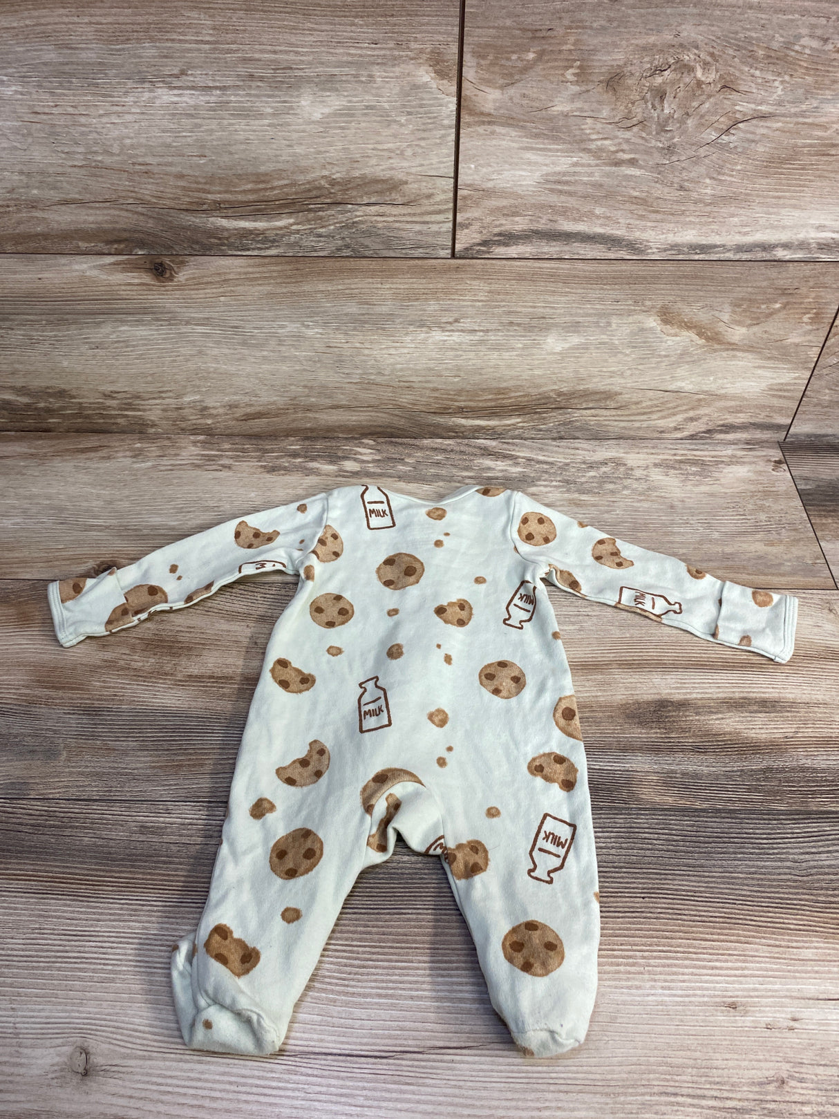 Carter's Milk & Cookies Sleeper Green sz 3m
