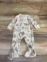 Carter's Ribbed Sleeper Ivory sz 9m