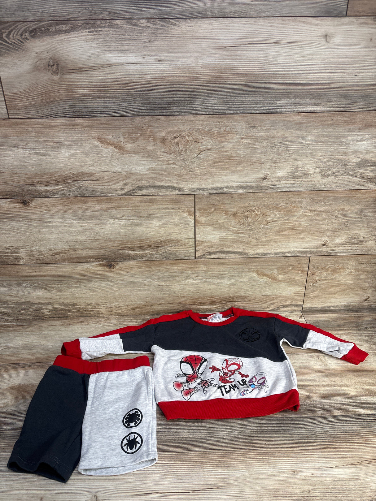 Marvel Spidey and his Amazing Friends 2pc Set Red sz 3T