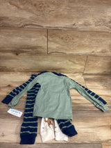 NEW Just One You 4pc Pajama Set Green sz 3T