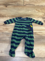 Absorba Striped Blanket Sleeper Green sz 6m