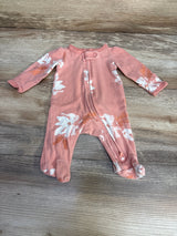 Carter's Floral Sleeper Pink sz Preemie
