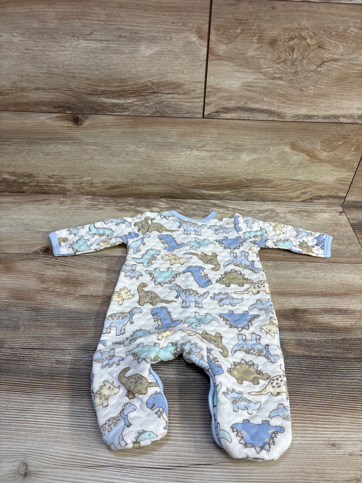 Little Beginnings Quilted Sleeper Cream sz 0-3m