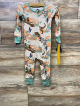 NEW Jurassic World Bamboo Zippy Beige sz 18m