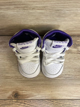 Air Jordan 1 Retro High OG TD 'Court Purple' Sneakers sz 3c