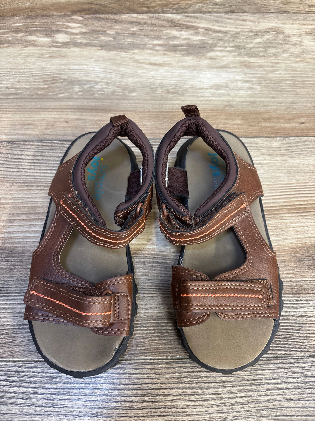 Simple Joys Rowan Beach Sandals Brown sz 11c