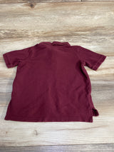 Children's Place Polo Shirt Burgundy sz 4T