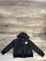 Little Sleepies x Disney Jack Skellington Zip-Up Hoodie Black sz 3T