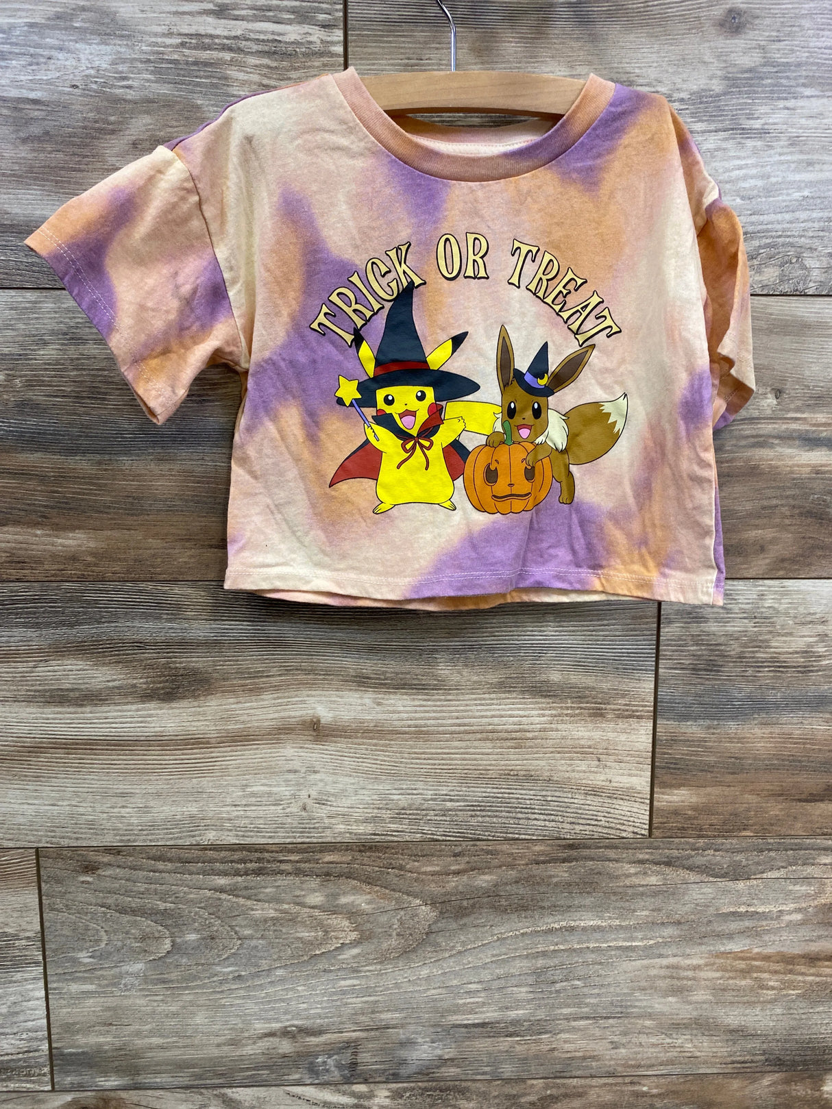 Pokemon Trick Or Treat Tie-Dye Shirt sz 4-5T - Me n Mommy To Be